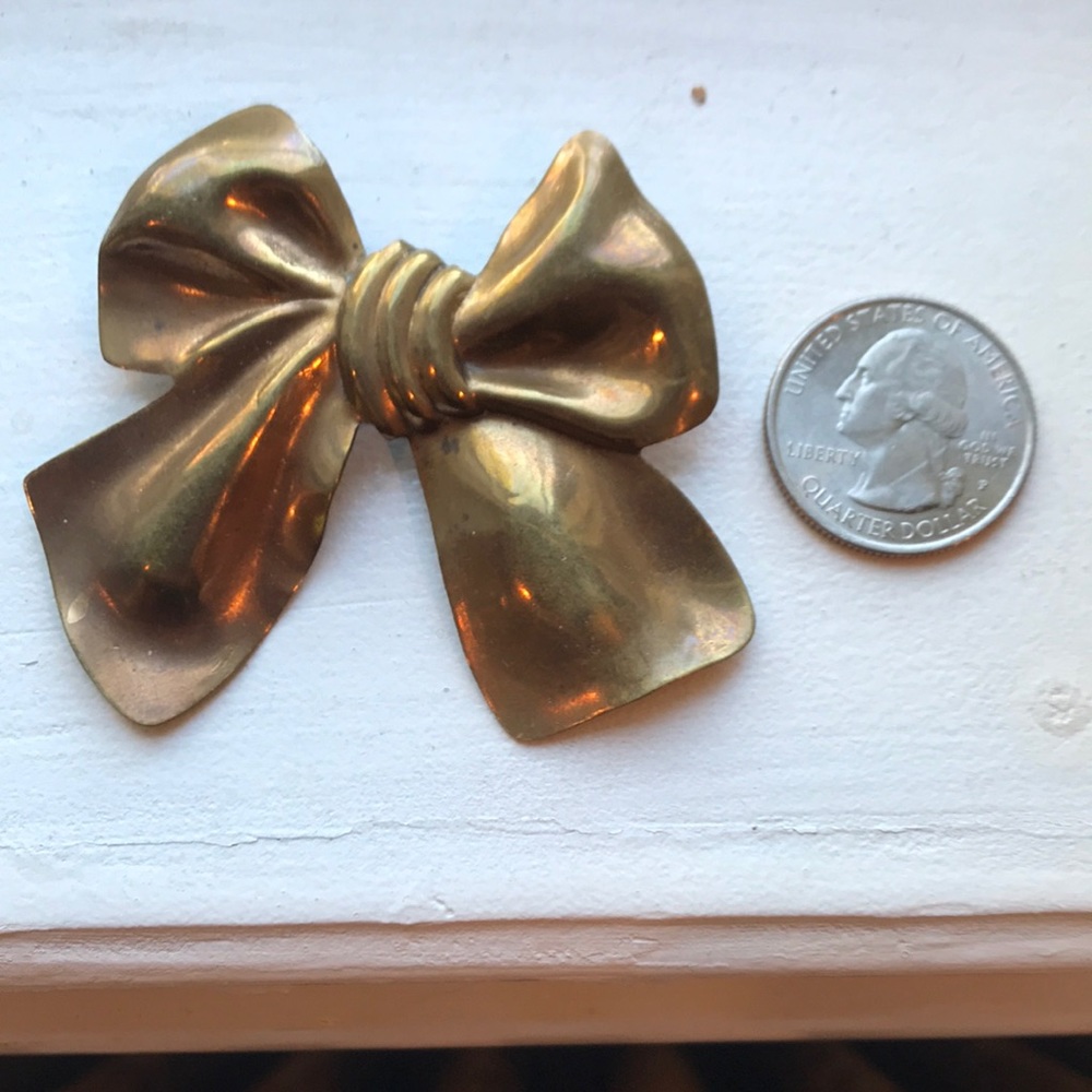 Vintage brass pin